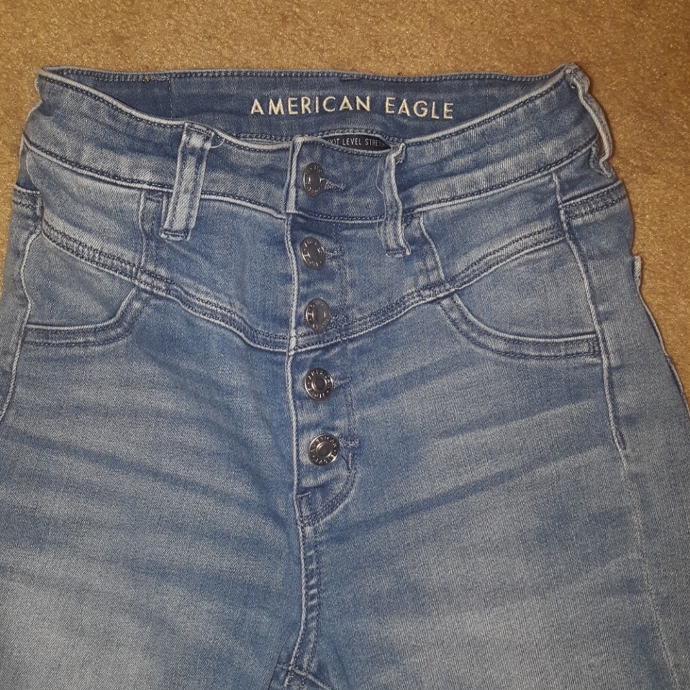 American Eagle highest rise jeggings 5 button